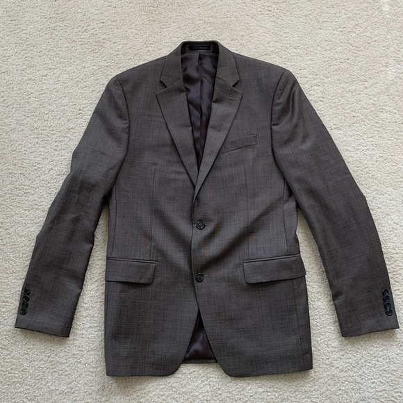 NWOT Ralph Lauren Wool Brown Blazer 40L - Picture 1 of 6